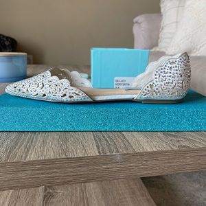 Ivory wedding shoes
